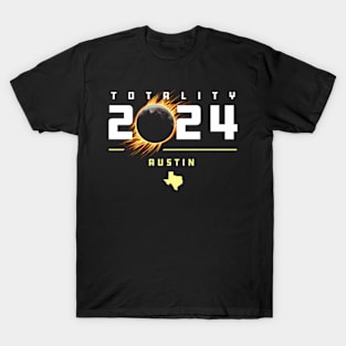 Austin Texas 2024 Total Solar Eclipse T-Shirt